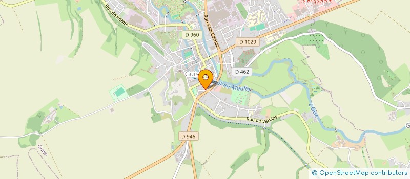 localisation de l'entreprise SAS DE LA CHAPELLE à GUISE