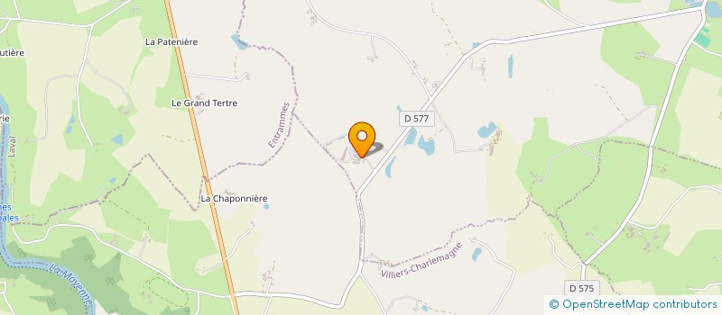 localisation de l'entreprise SAS DE LA CHAUFFODIERE  MAISONCELLES-DU-MAINE