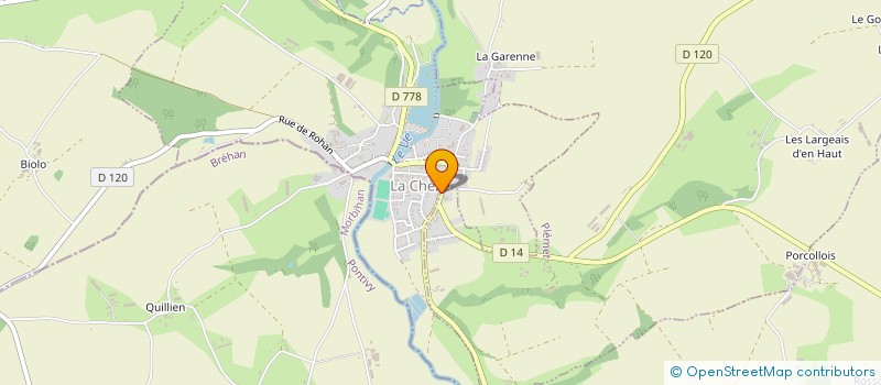 localisation de l'entreprise SAS DE LA COHUE  LA CHEZE