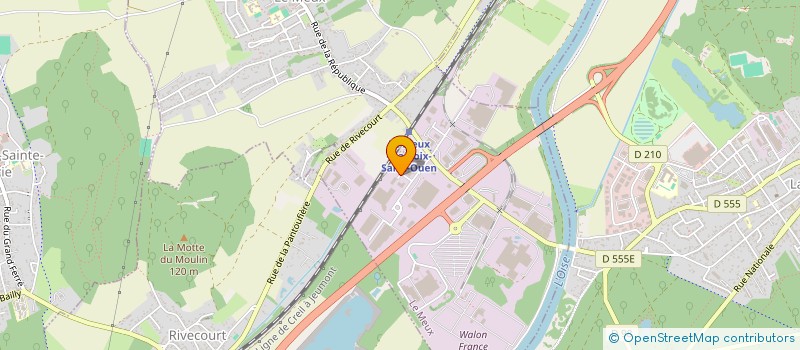 localisation de l'entreprise SAS DE LA CONQUE  JAUX