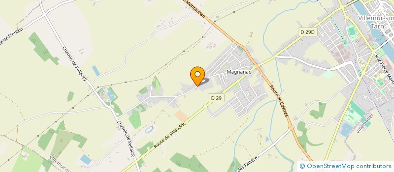 localisation de l'entreprise SAS DE LA GARRIGUE  VILLEMUR-SUR-TARN