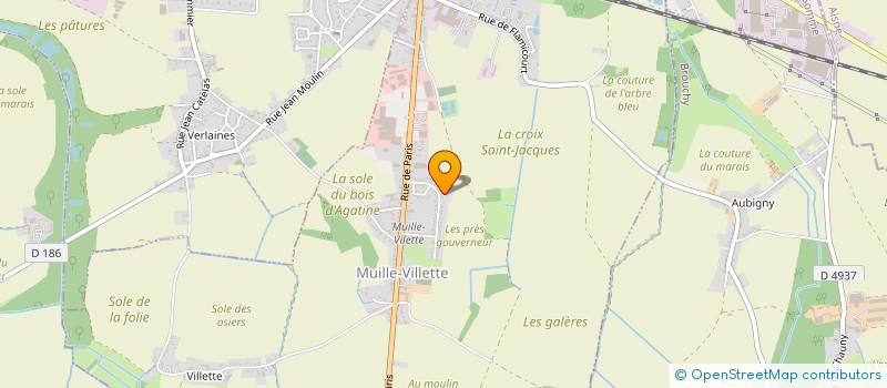 localisation de l'entreprise SAS DE LA GROSSE BORNE à EPPEVILLE