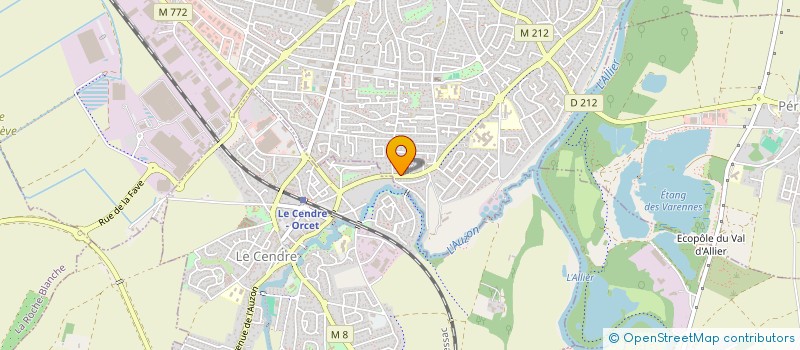 localisation de l'entreprise SAS DE LA LOUTRE  COURNON-D'AUVERGNE