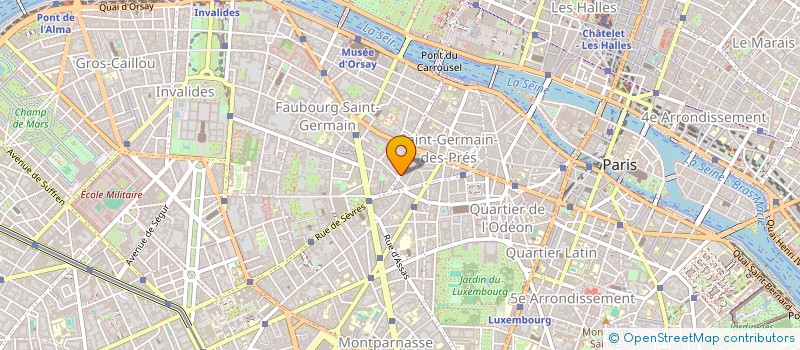 localisation de l'entreprise SAS DE LA MAIN JAUNE à PARIS