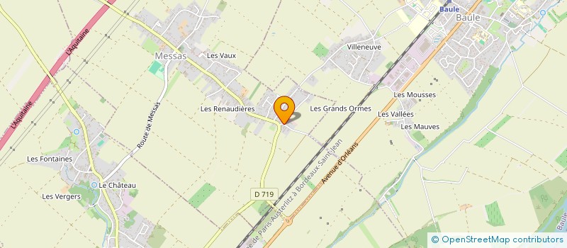 localisation de l'entreprise SAS DE LA MARGOTTIERE  BAULE