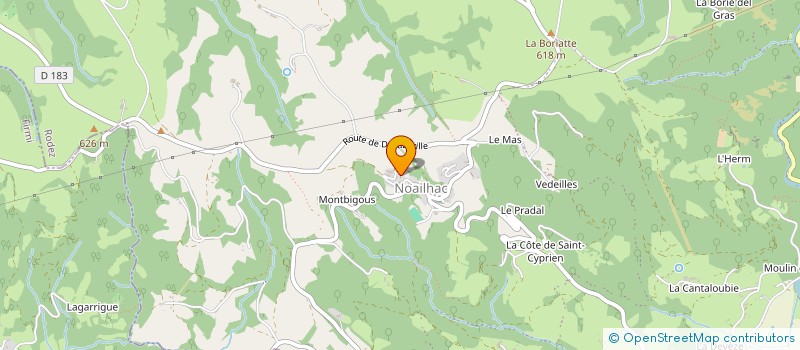 localisation de l'entreprise SAS DE LA MERLATERIE à CONQUES-EN-ROUERGUE