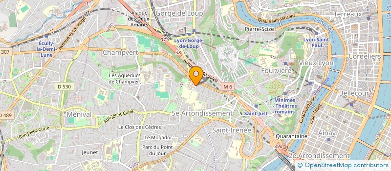 localisation de l'entreprise SAS DE LA PECHERIE  LYON