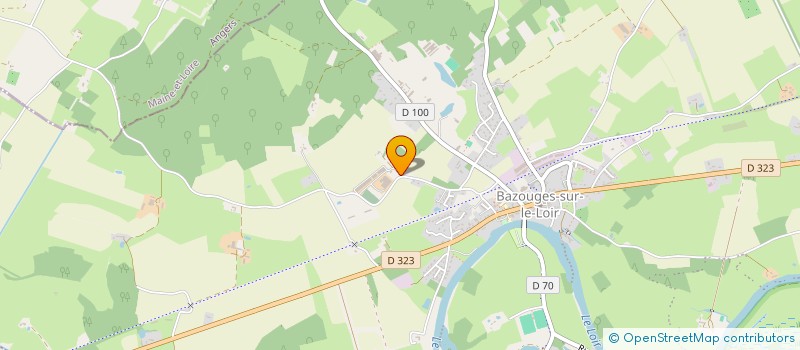 localisation de l'entreprise SAS DE LA PETITE FONTAINE  BAZOUGES CRE SUR LOIR