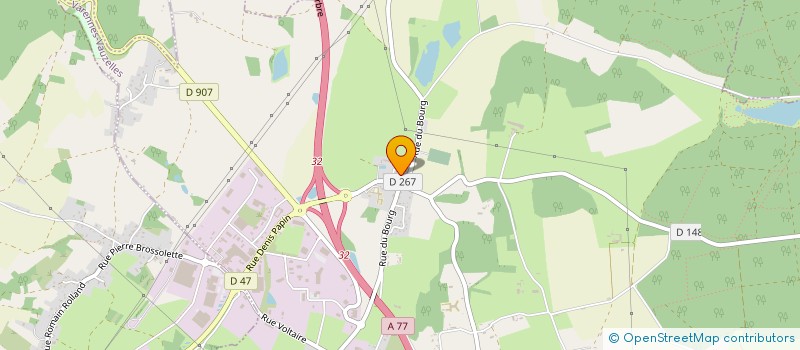 localisation de l'entreprise SAS DE LA ROCHERIE à VARENNES VAUZELLES