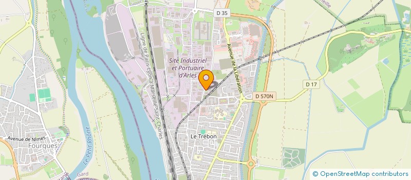 localisation de l'entreprise SAS DE LA ROSA INDUSTRIE à ARLES