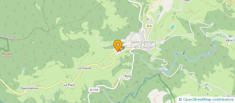 localisation de l'entreprise SAS DE LA VERNAY  SAINT-GEORGES-EN-COUZAN