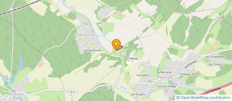 localisation de l'entreprise SAS DE LA VIGNE ROCHET  CHAUCENNE