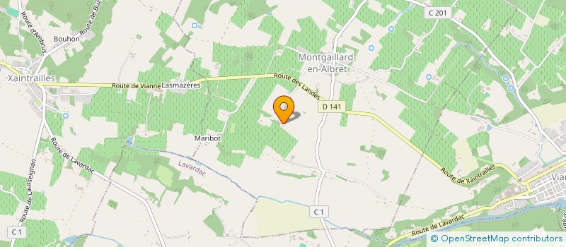 localisation de l'entreprise SAS DE LAFITTE à MONTGAILLARD-EN-ALBRET