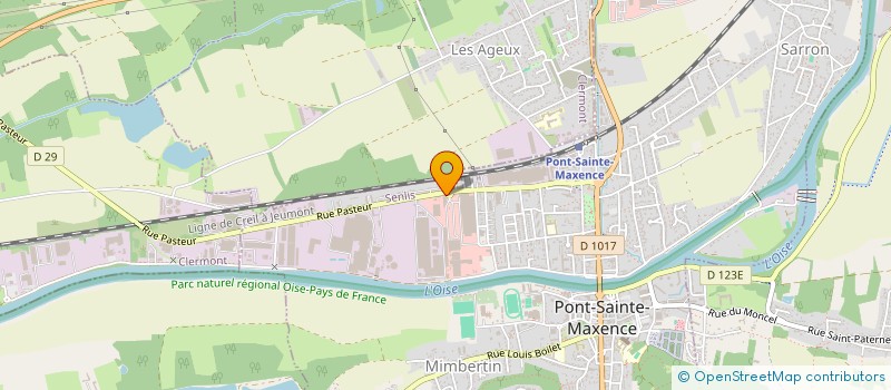 localisation de l'entreprise SAS DE LECLUSE à PONT STE MAXENCE