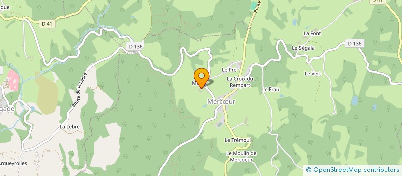 localisation de l'entreprise SAS DE MARTY à MERCŒUR
