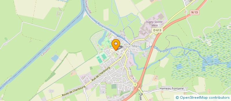 localisation de l'entreprise SAS DE MERCY  ISIGNY-SUR-MER