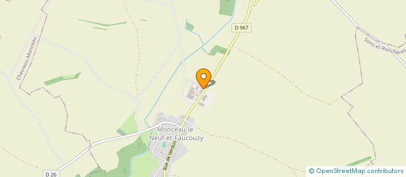localisation de l'entreprise SAS DE MURCY à MONCEAU-LE-NEUF-ET-FAUCOUZY
