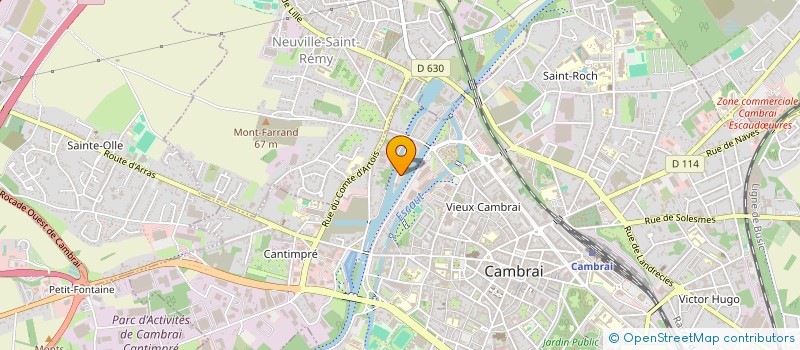 localisation de l'entreprise SAS DE NOORD à CAMBRAI