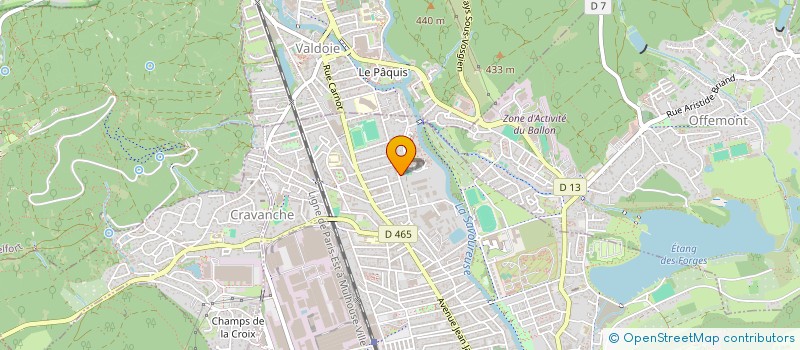 localisation de l'entreprise SAS DE PASCALIS BATIMENT à BELFORT