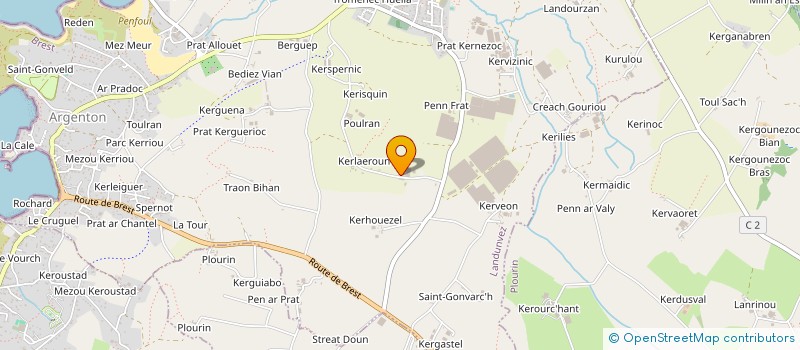 localisation de l'entreprise SAS DE POULLOUARN à LANDUNVEZ