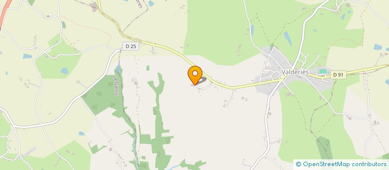 localisation de l'entreprise SAS DE RUSTAN  VALDERIES