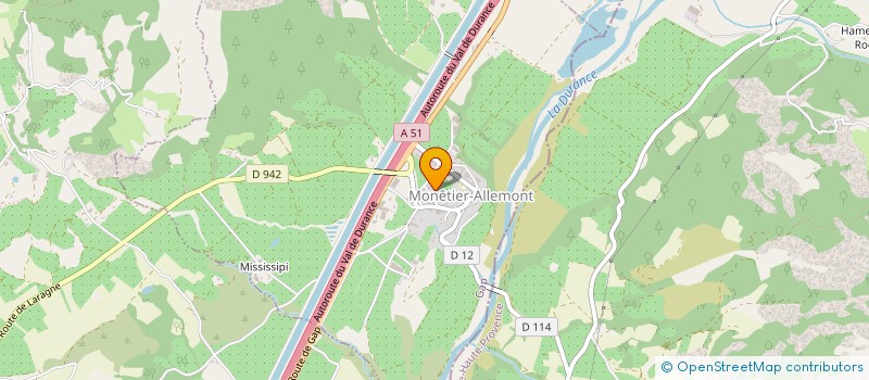 localisation de l'entreprise SAS DE SAINT-CLEMENT à MONETIER-ALLEMONT