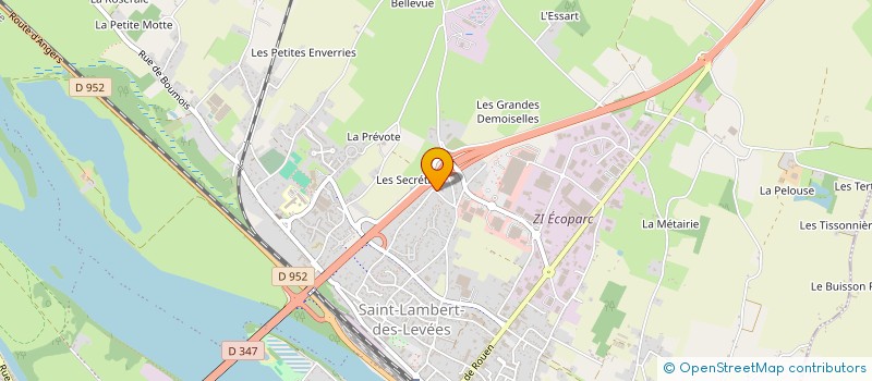 localisation de l'entreprise SAS DE SAINT LAMBERT DES LEVEES à SAUMUR