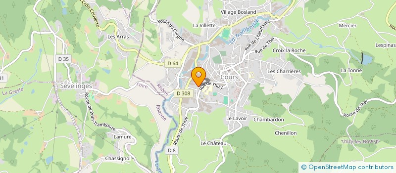 localisation de l'entreprise SAS DE SAINT-LOUIS à COURS