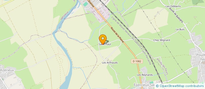 localisation de l'entreprise SAS DE SAINT-PAUL  EPERCIEUX-SAINT-PAUL