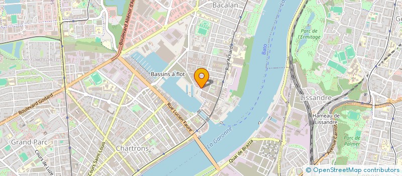 localisation de l'entreprise SAS DE TOURTEL à BORDEAUX