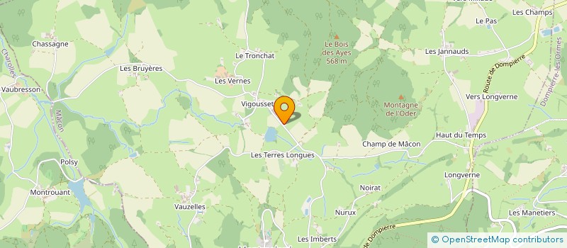 localisation de l'entreprise SAS DE VIGOUSSET à MONTMELARD