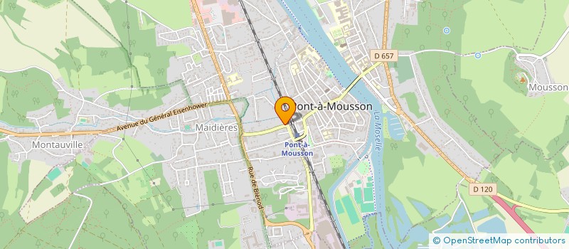 localisation de l'entreprise SAS DEB & CO  PONT-A-MOUSSON