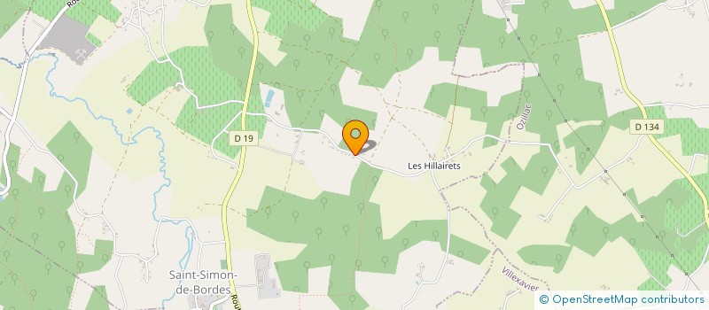 localisation de l'entreprise SAS DEBARBIEUX  SAINT-SIMON-DE-BORDES