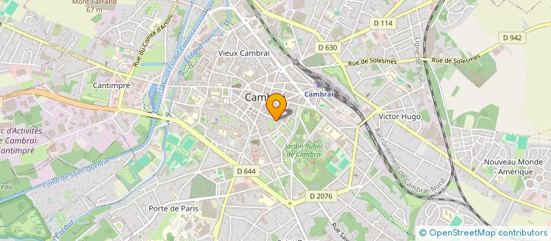 localisation de l'entreprise SAS DEBATTE à CAMBRAI