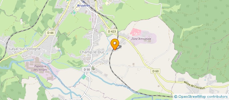 localisation de l'entreprise SAS DEBRUYNE  BEAUMENIL