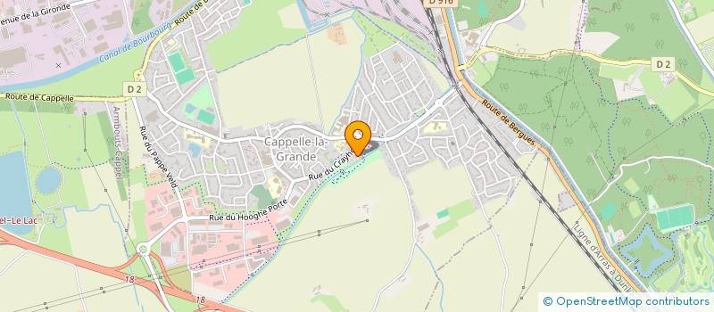 localisation de l'entreprise SAS DECLA  CAPPELLE-LA-GRANDE