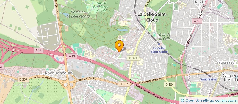 localisation de l'entreprise SAS DECOR  LA CELLE-SAINT-CLOUD