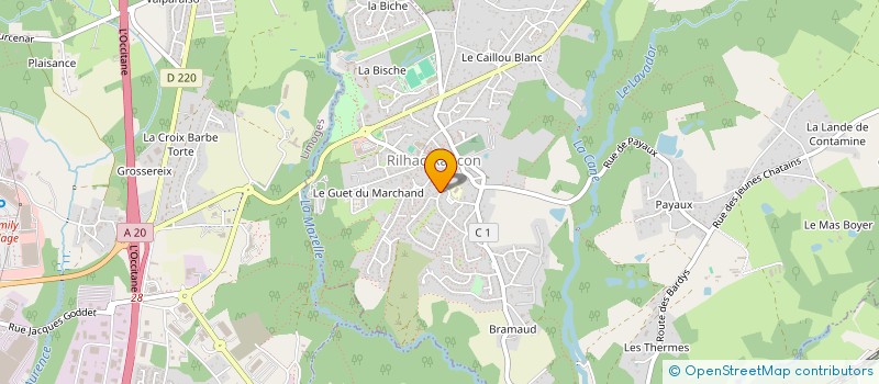 localisation de l'entreprise SAS DECORENOV' à RILHAC-RANCON