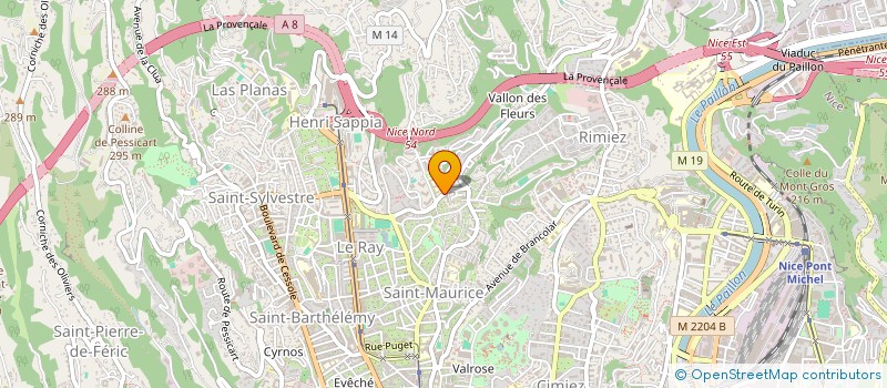 localisation de l'entreprise SAS DEFFORGES-PERSICO à NICE