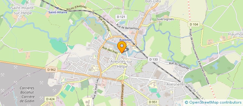 localisation de l'entreprise SAS DEFLANDRE OUTILLAGE à AVESNES-SUR-HELPE