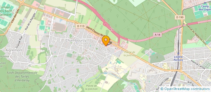 localisation de l'entreprise SAS DEL POZO à CHAMBOURCY