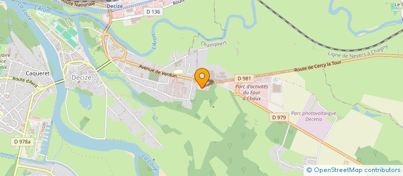 localisation de l'entreprise SAS DEL'S AUTO  DECIZE