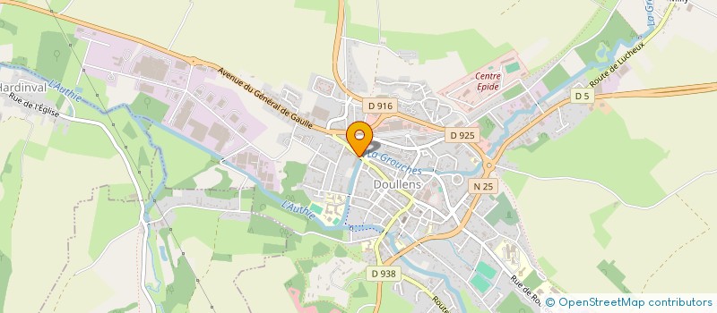 localisation de l'entreprise SAS DELAMBRE à DOULLENS