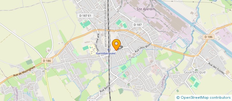 localisation de l'entreprise SAS DELATTRE  ISBERGUES