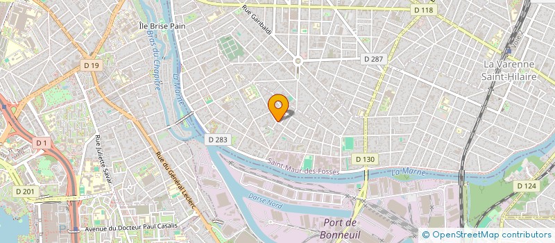 localisation de l'entreprise SAS DELAYE - LE CHAT NOIR à SAINT-MAUR-DES-FOSSES