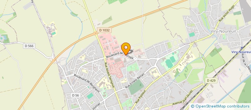 localisation de l'entreprise SAS DELHAYE à CHAUNY