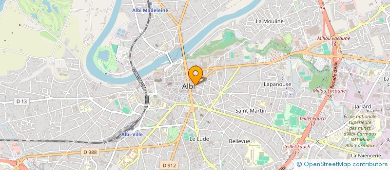 localisation de l'entreprise SAS DELICES D'ALBI à ALBI