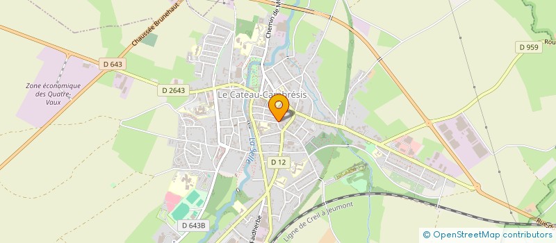 localisation de l'entreprise SAS DELIZ'AMBRE à LE CATEAU-CAMBRESIS
