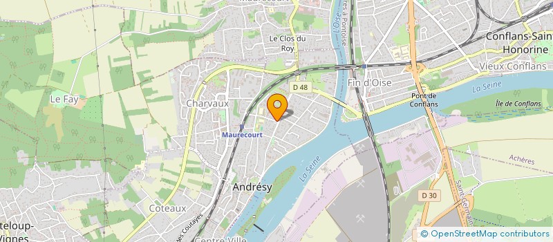 localisation de l'entreprise SAS DEMANGE  ANDRESY