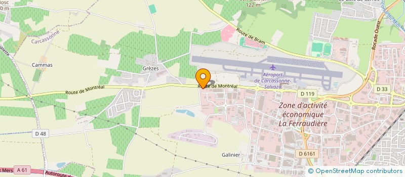 localisation de l'entreprise SAS DEMENAGEMENTS CABRIE  CARCASSONNE